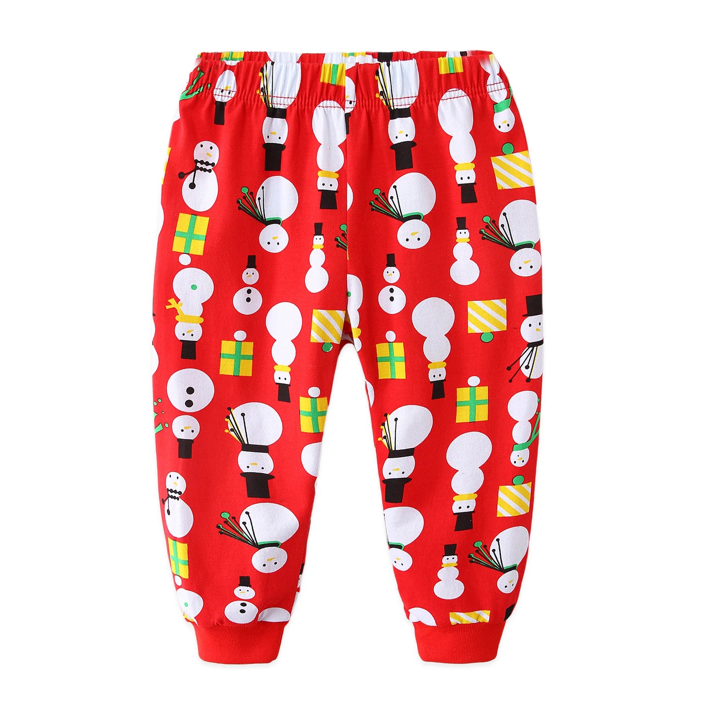 Kids Halloween Christmas Tops + Pant Cosplay Costume Boys Girls Santa Claus Print Pajamas Nightwear Home Clothing 2-7 Years