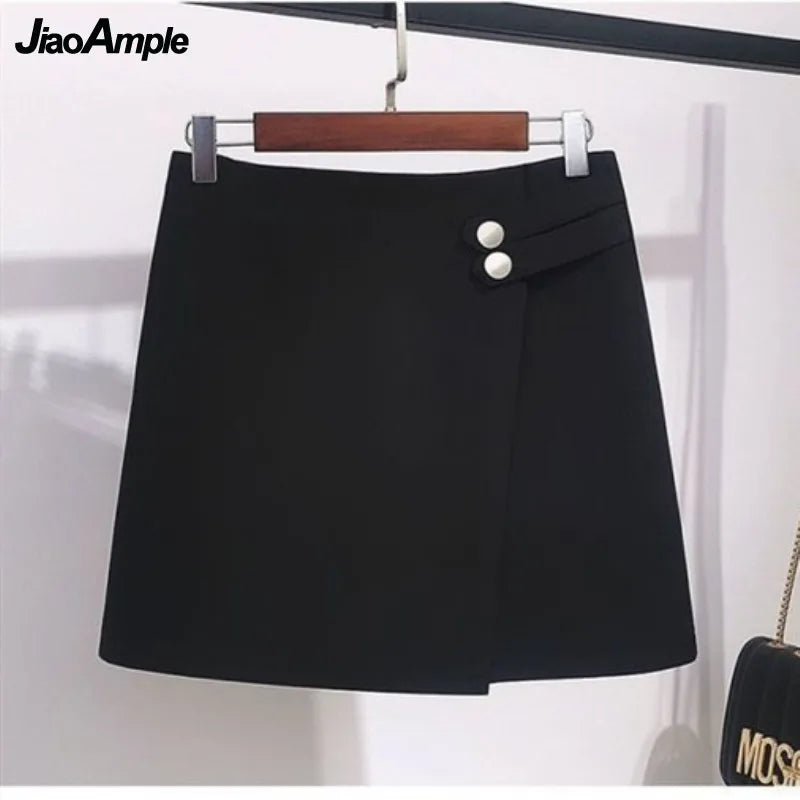 Amay Girl White Shirt Top Midi Skirt Two-piece Women's Professional Suit Korean Fashion Elegant Blouse Dress Set Female Clothes