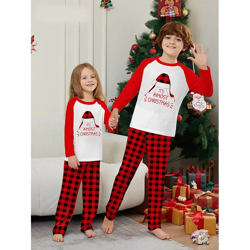 Maxy Christmas Outfits Matching Family Pajamas Set Xmas Dear Adult Kid Mother And Daughter Father Son Sleepwear Look Dog Clothes