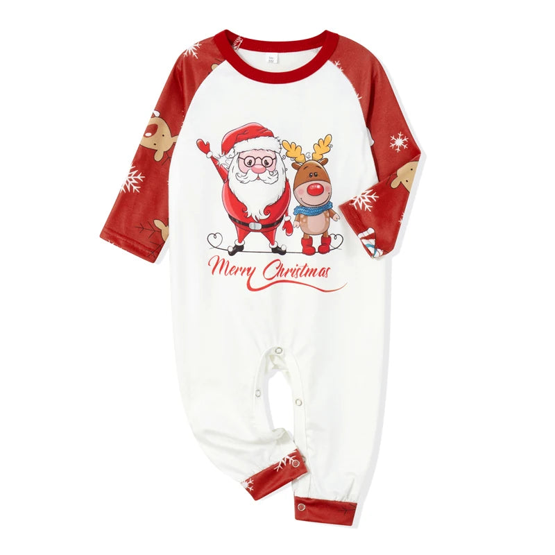 Christmas Family Pajamas Matching Sets Cartoon Santa Max Print Long Sleeve T-shirts Pants Loungewear Soft Sleepwear Xmas Look