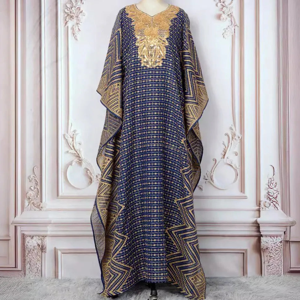 Maxy Evening Dress Women Dashiki Muslim Fashion Abaya African Clothes Robe Marocaine Luxury Dubai Kaftan Dress Vetement Plus Size