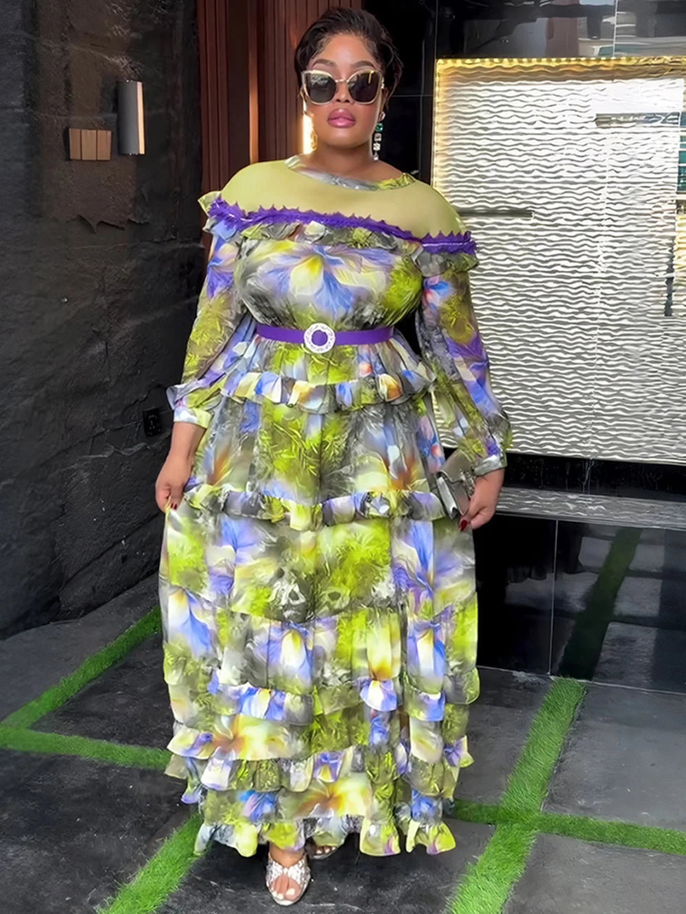 2026 Summer Chiffon Long Dresses For Women African Dashiki Print Robe Dubai Turkey Kaftan Abayas Party Evening Gown Lady Clothes