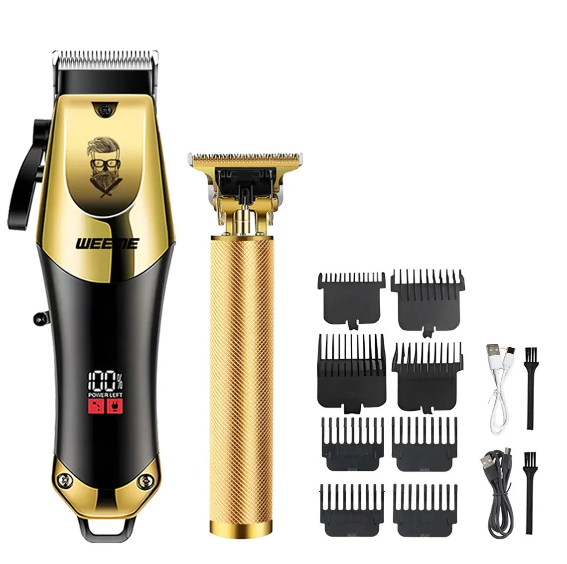 Maxy New Retro T9 Hair Clipper For Men, Electric Shaver, Rechargeable Hair Clipper, Portable Cordless Beard Trimmer