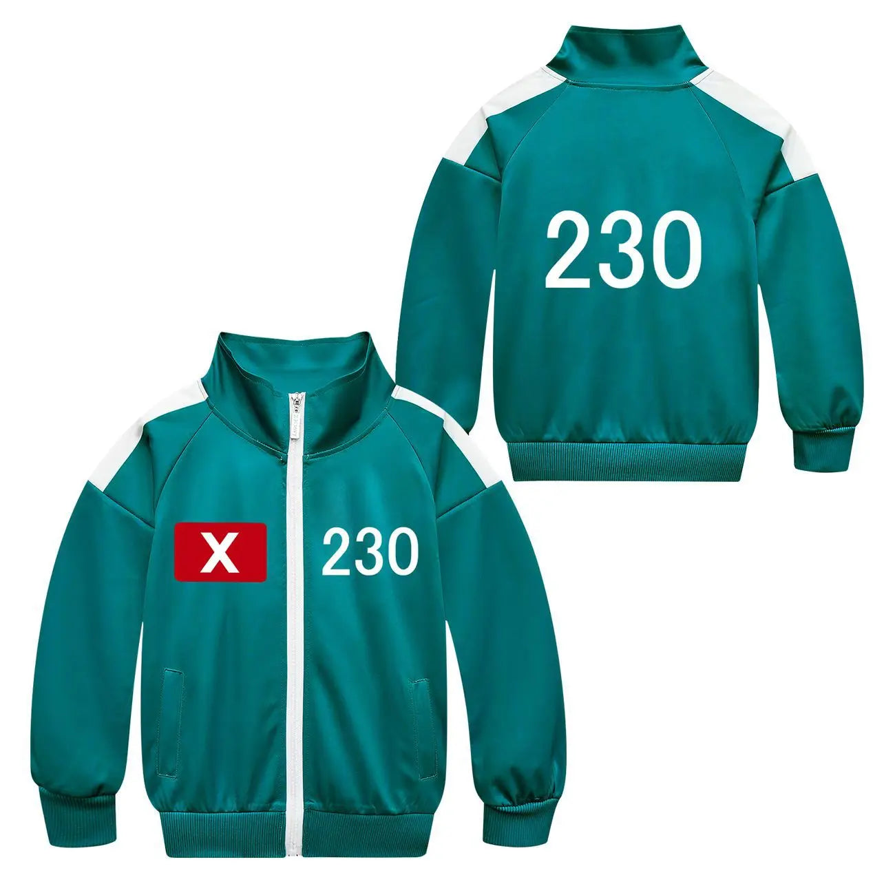 Maxy New Kids Customized Calamari Games 2 Clothes T-shirt 230 Children Tracksuit Boys Girls Tops Carnival Party Halloween C