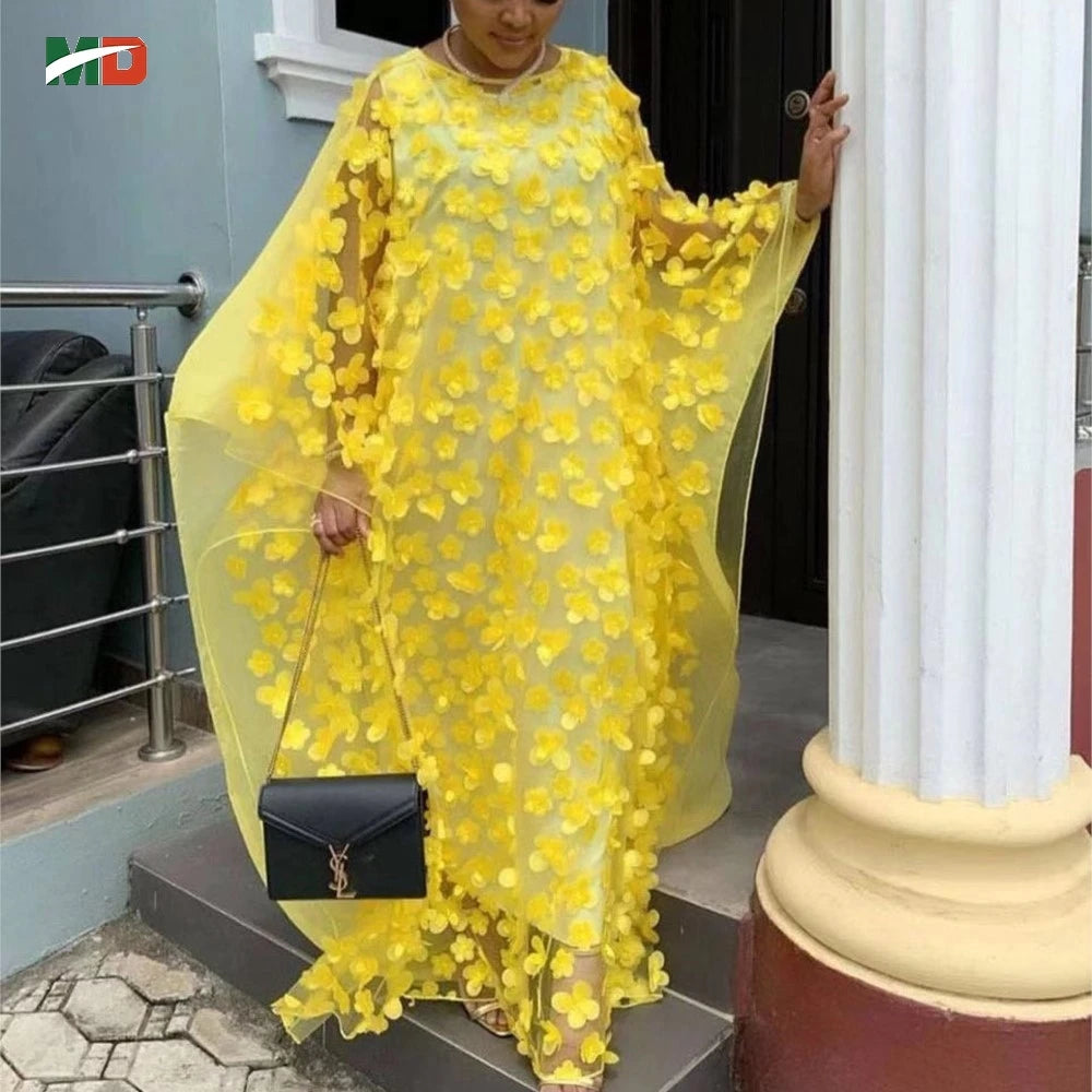 Maxy MD Abayas African Muslim Robe For Women Dubai Luxury Fashion Dress Evening Party Dresses Femme Boubou Djellaba Kaftan Wear