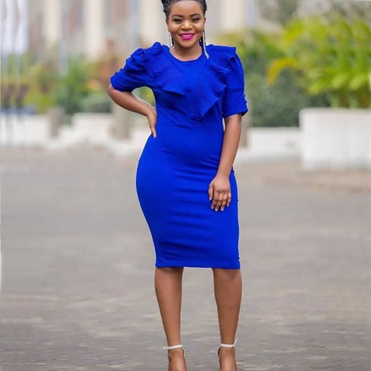 Amay Dresses for Women Summer Africa Clothing Elegant Wedding Party Dress Dashiki Ankara Office Lady Outfits Robe