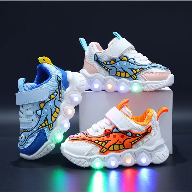 Maxy New LED Children's Trainers Boys and Girls Tennis Shoes Sports Shoes for Toddlers Child Kids Sneakers