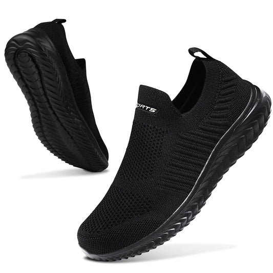 Maxy Women's Running Shoes Women's Lightweight Slip On Walking Running Shoes Athletic Sneakers