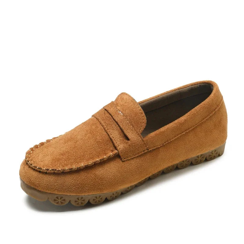 Maxy Women's Loafers Moccasins Woman Soft Bottom Non Slip Female Flats Shoes  Autumn Spring Slip On Sewing Ladies Lazy Shoes New