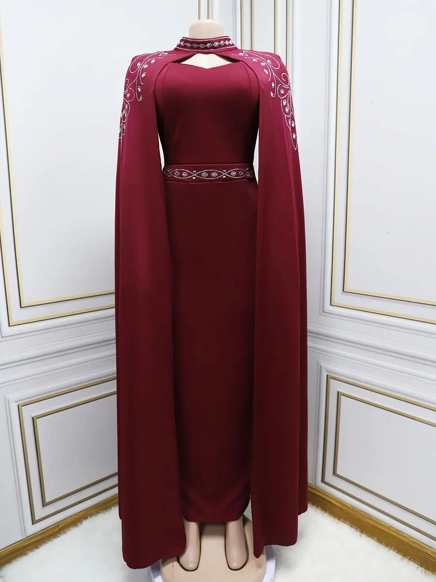 Gracy Fashion Dress Elegant Diamonds Evening Party Gown Clothing 2024