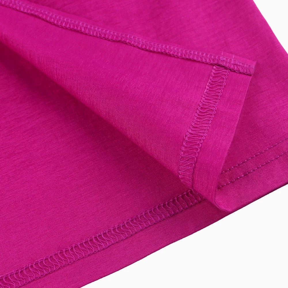 One Shoulder Party Dress for Women Fuchsia Irregular Bodycon Package Hip Evening Birthday Event Midi Gowns Outfits Large Size