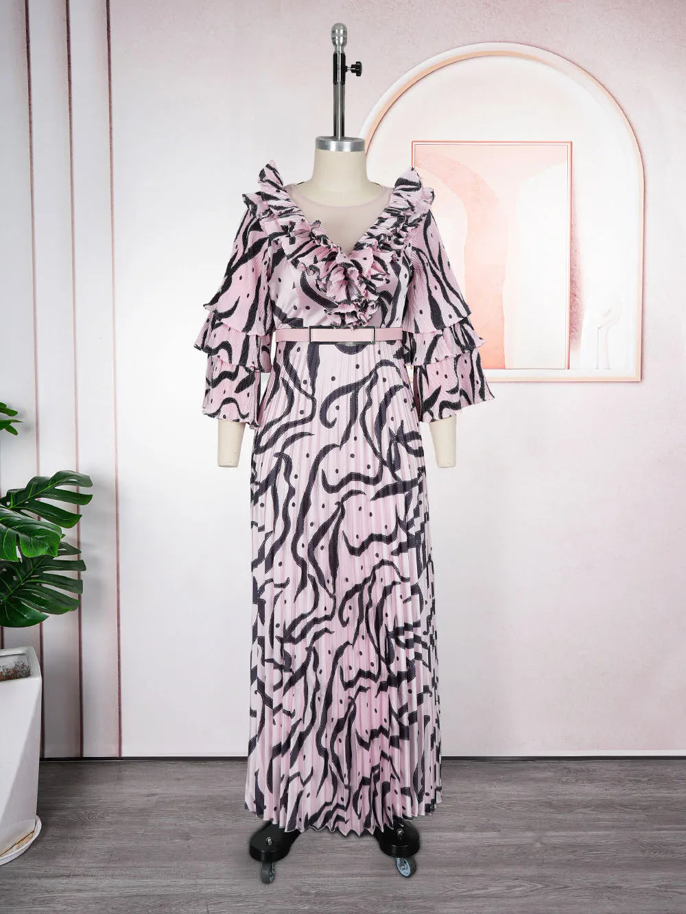 Maxy Party Dresses for Women Plus Size Fashion Dashiki Ankara Wedding Evening Gown Elegant Turkey Muslim Maxy Dress