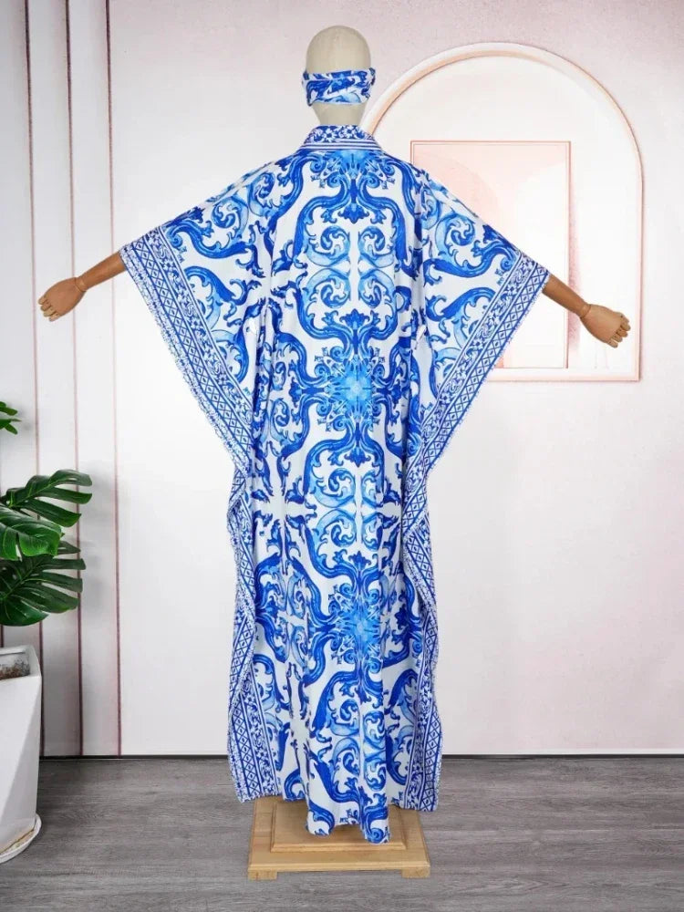 Maxy New Clothing for Women African Dress Elegant Boubou Ankara Dashiki Dress Traditional Outfits Muslim Kaftan Abayas Plus Size