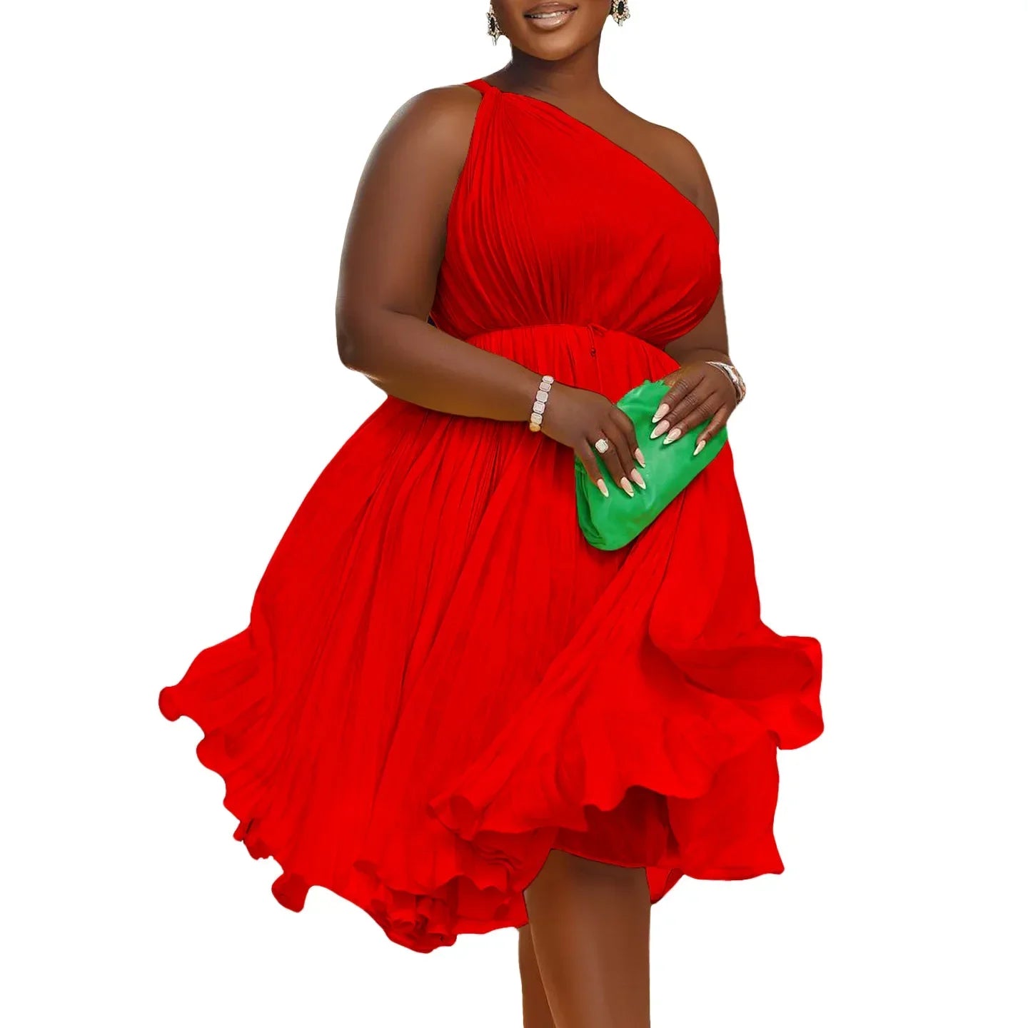 Amay Dresses for Women Elegant Party Evening New Turkey One Shoulder Bodycon Dress Ankara Novelty Luxury Dubai Gown Robe