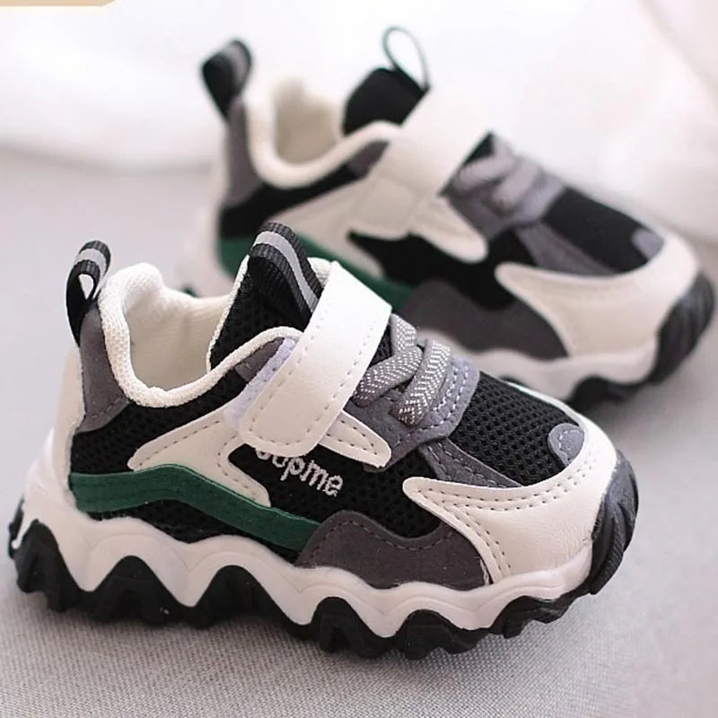 Maxy Spring Autumn Baby Sports Shoes for Boys Breathable Sneakers Girls Soft Sole Running Shoes 1-3 Years Toddlers Kids Casual Shoes