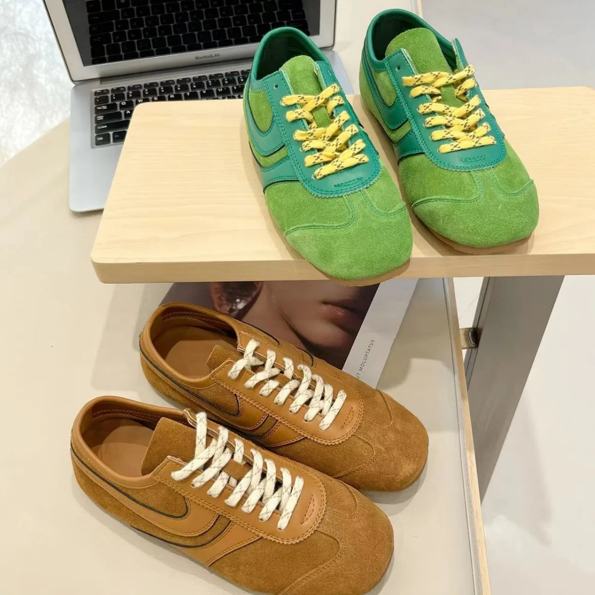 Maxy IPPEUM Women's Sneakers Flats Trainers New Arrivals Solt Brown Women Comfortable Casual Shoes