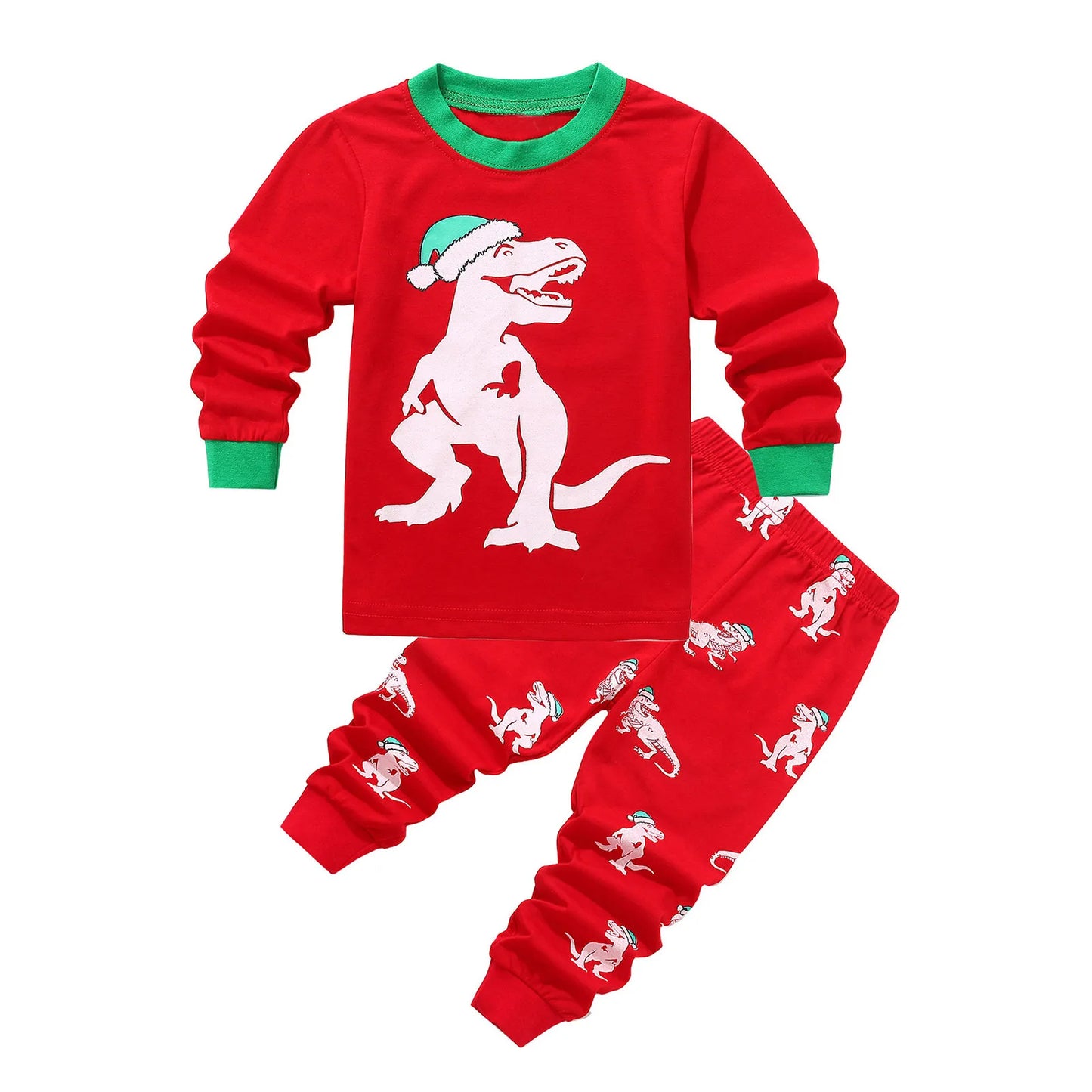 Maxy Christmas Baby Pajamas For Girls Boys Santa Claus XMAS Pajamas Set Cotton Pjs Toddler New Year Sleepwear Kids Clothes Casual Set