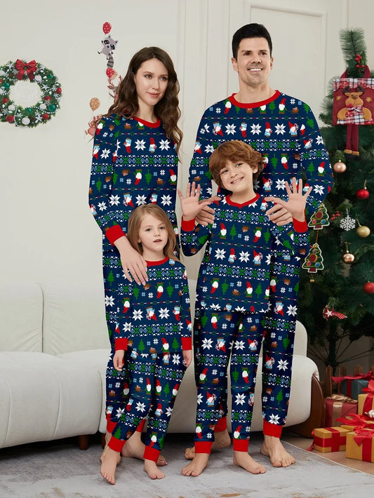 Maxy Xmas Family Matching Pajamas Adult Kid Baby Family Matching Outfits Christmas Family Pj's