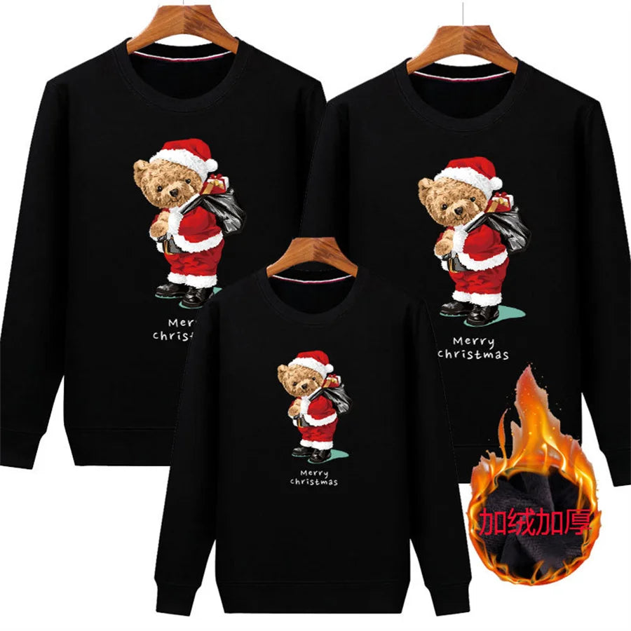 Family Christmas Sweaters Cute Deer Print Jersey Navidad Familia Pijama Christmas Couple Clothes Baby Family Matching Outfits