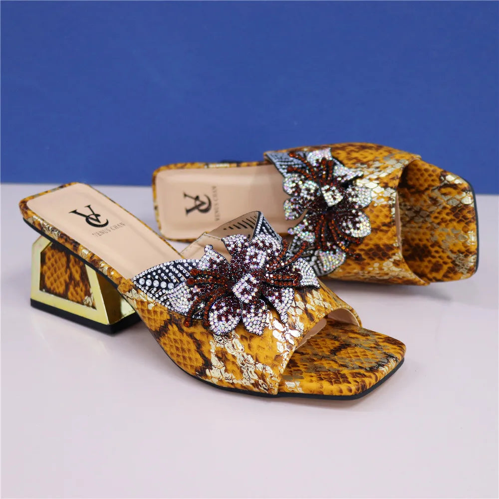 New Arrival Italian Shoe and Bag Set for Party In Women Summer High Heeled Shoes for Women Designer Shoes Women Luxury 2024