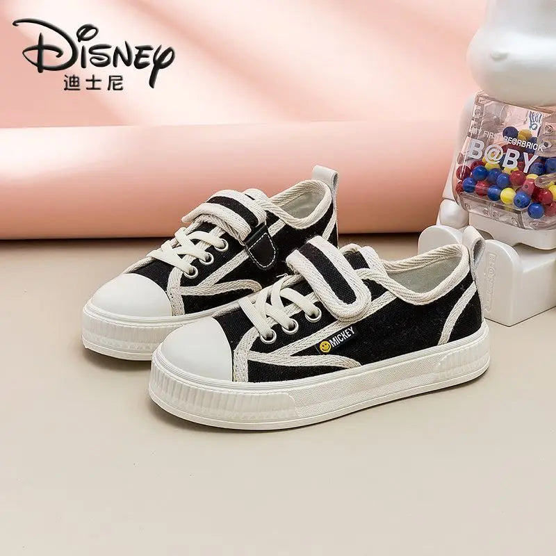 Maxy Mickey Mouse black, green Children's Shoes Boys Canvas Shoes Spring And Autumn New Soft Bottom Breathable women Casual shoes