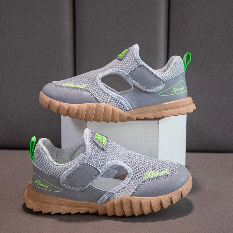 Maxy Children sandals girl breathable mesh soft sole beach shoes kid shoe for girl toddler boy shoe deisgner casual sneaker sandalias