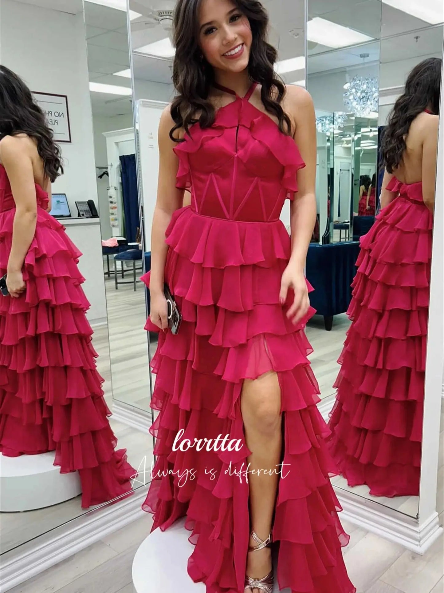 Maxy Woman Elegant Wedding Party Dress Line A Ball Gown Graduation Layered Happy Sharon Dresses Robe De Soiree Femmes