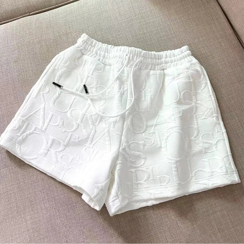 Maxy New Letter Printing Sets For Women 2 Pieces Zipper Long Sleeve Hooded And Drawstring Shorts Tracksuits Women's Suit Outfit