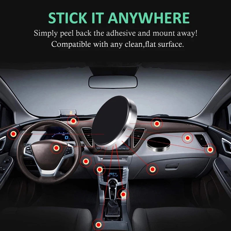 Maxy Magnetic Car Phone Holder Universal Car Phone Stand for iPhone Xiaomi Huawei Samsung Dashboard Wall Mounted Car Magnet Sticker