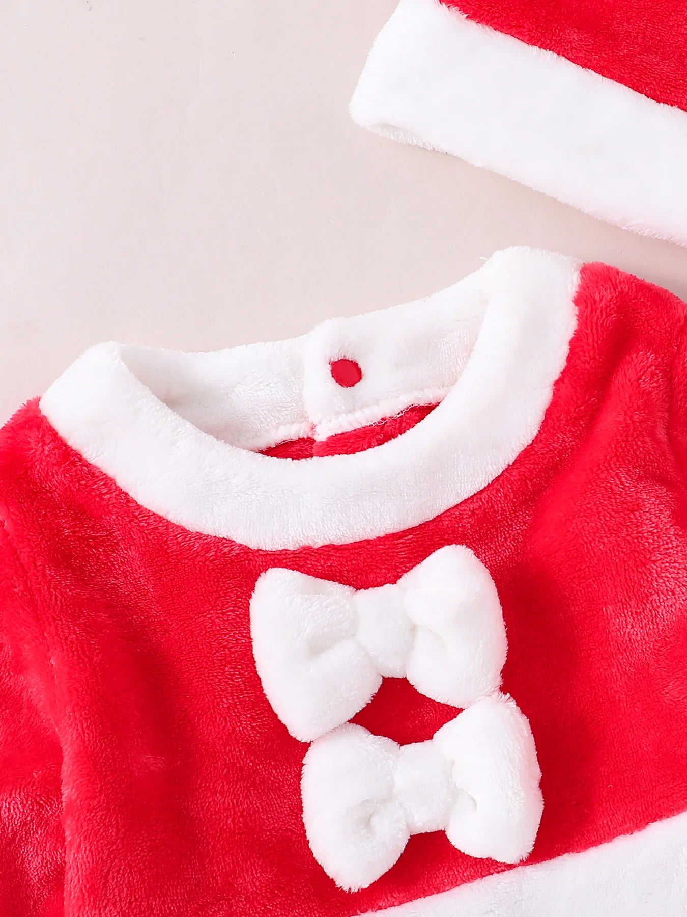 Maxy Baby Girls Christmas Dress Baby Santa Claus Costume Red Santa Tulle Dress With Hat