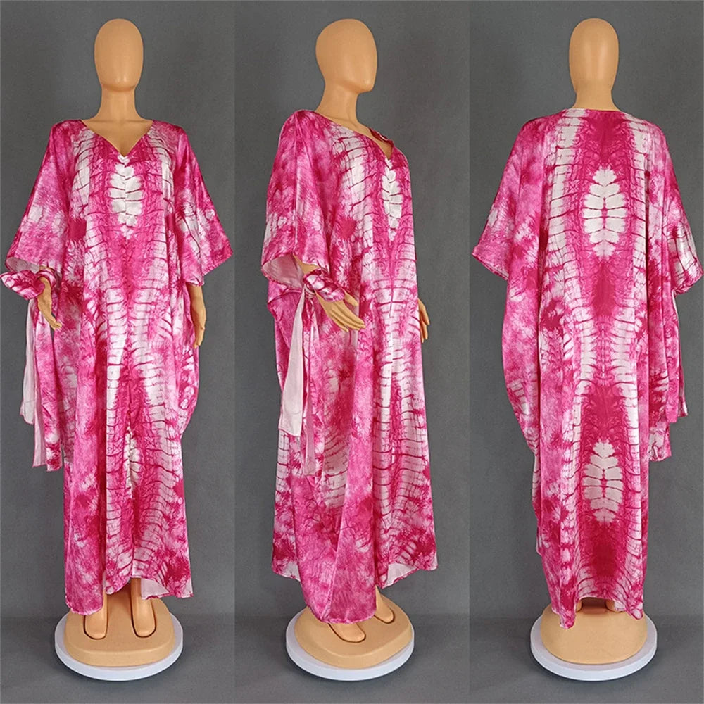 Maxy Dresses for Women Print Boubou Robe Muslim Dress Ankara Dashiki Africa Clothing Dubai Kaftan Turkey Abaya Vestidos