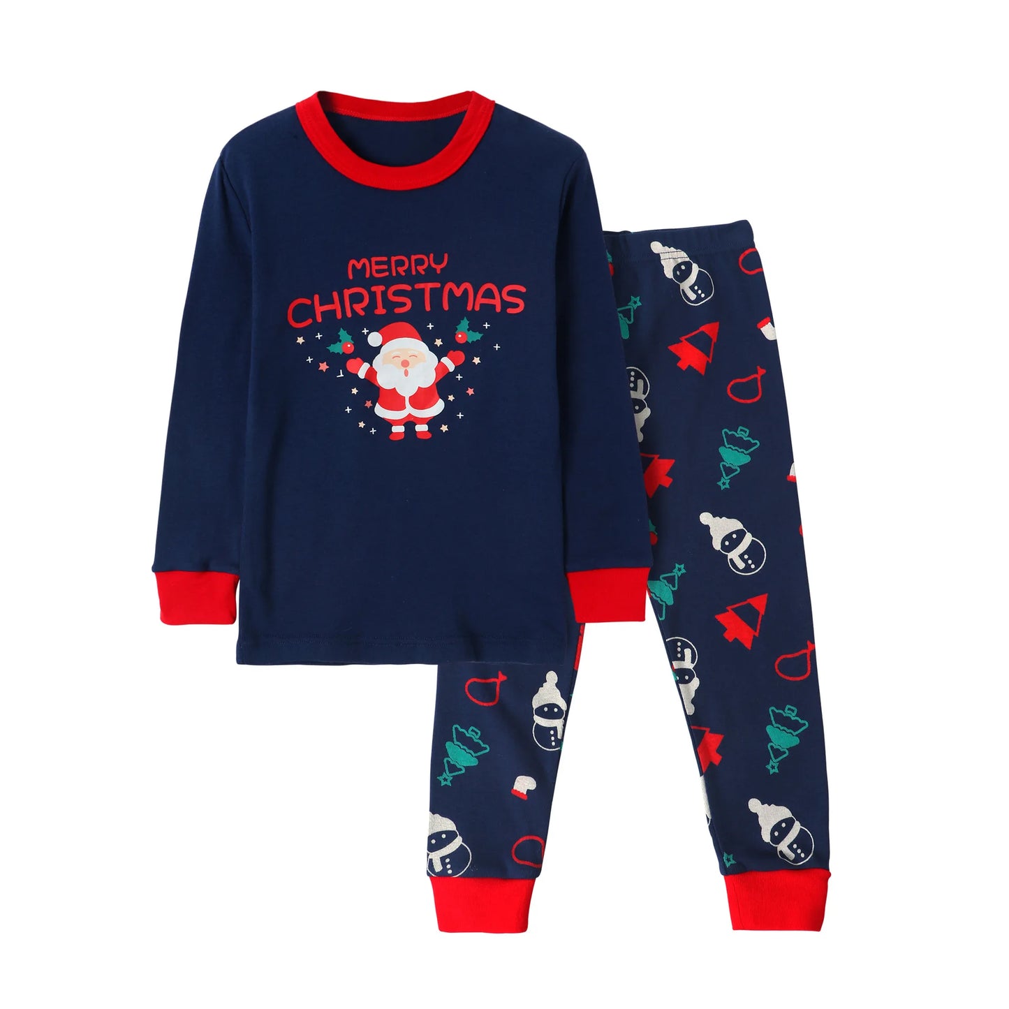 Santa Claus Baby Christmas Pajamas Kids Boys Girls Long Sleeve Pajamas Children's Autumn Winter Sleepwear Clothing Sets