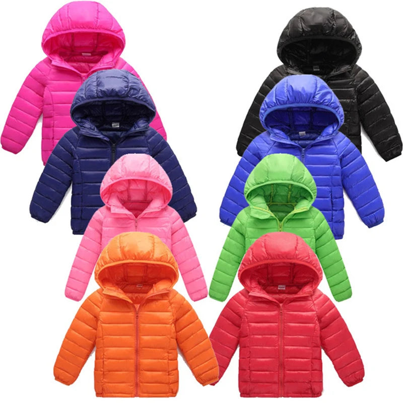 Maxy 2-12 Years Autumn Winter Kids Down Jackets for Girls Children Clothes Warm Down Coats For Boys Toddler Girls Outerwear Clothes