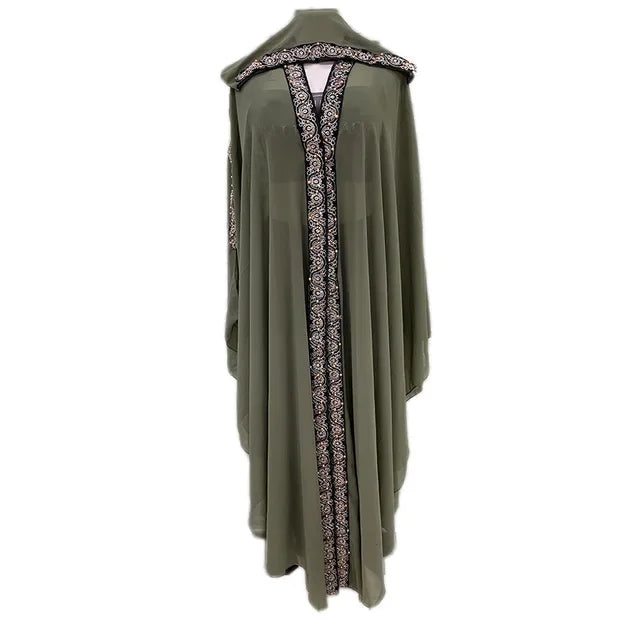 Maxy Ramadan Abaya Dubai Kaftan Muslim Hijab Dress African Evening Dresses for Women Kimono Robes Caftan Islam Clothes Muslim Abaya
