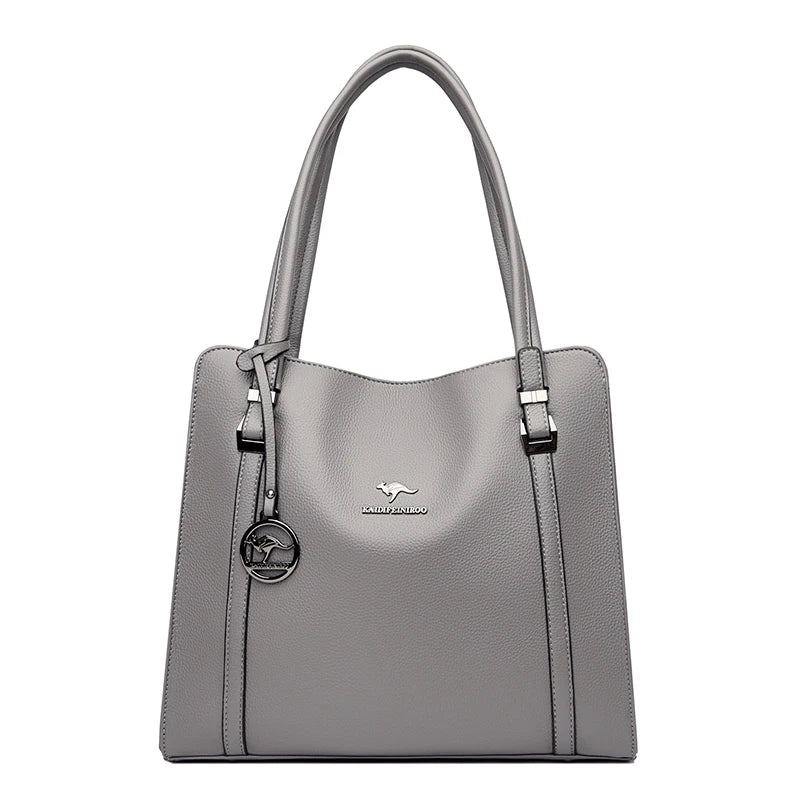 Maxy Genuine Brand High Quality Pu Leather Casual Tote Luxury Handbags Women Bags Designer Shoulder Top-handle Bags for Women Sac