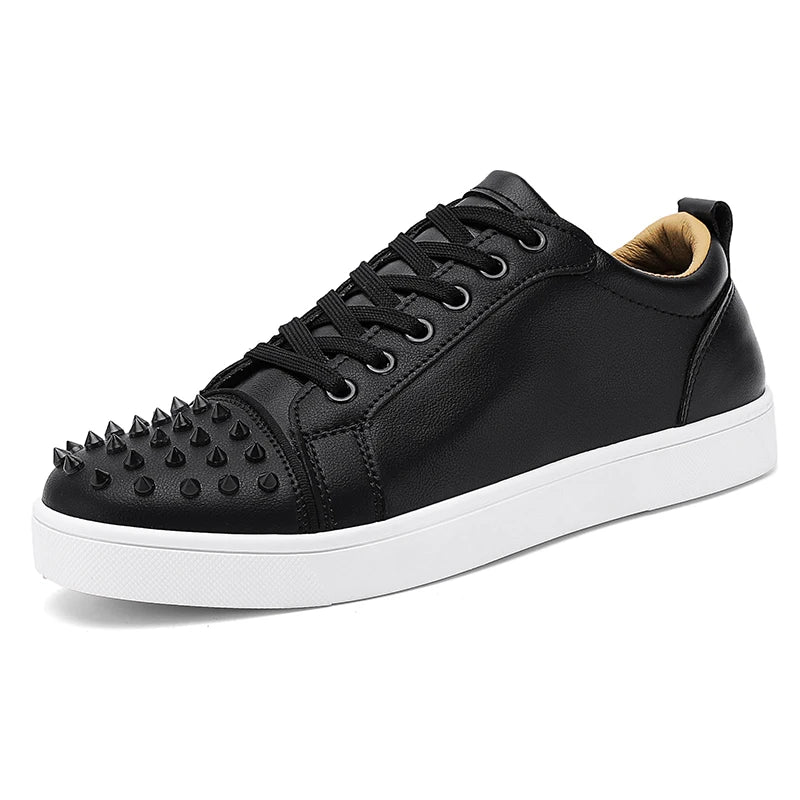 Amay Sneakers for Men White New Hot Outdoor Sports Stylish Lightweight Flat-soled Wear-resistant Breathable Lace-up Casual Shoes