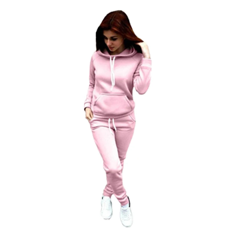 Maxy Women Tracksuits Sports Wear Jogging Suits Ladies Hoodie and Pants Set Clothes Sweat Suits