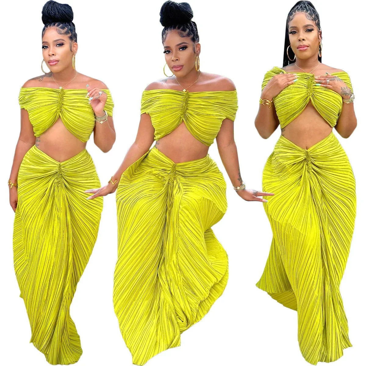 Maxy 2 Piece Skirt Sets Dresses for Women Turkey Africa Clothes Office Lady Dress Dashiki Ladies Ankara Female Dress