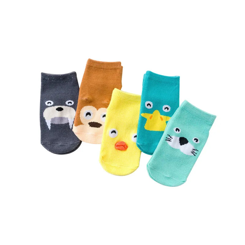 Maxy Baby Socks Newborn Cartoon Animal Baby Thick Warm Socks Non-Slip 0 3 Months 6 Months Baby Girls Boys Floor Kids Socks