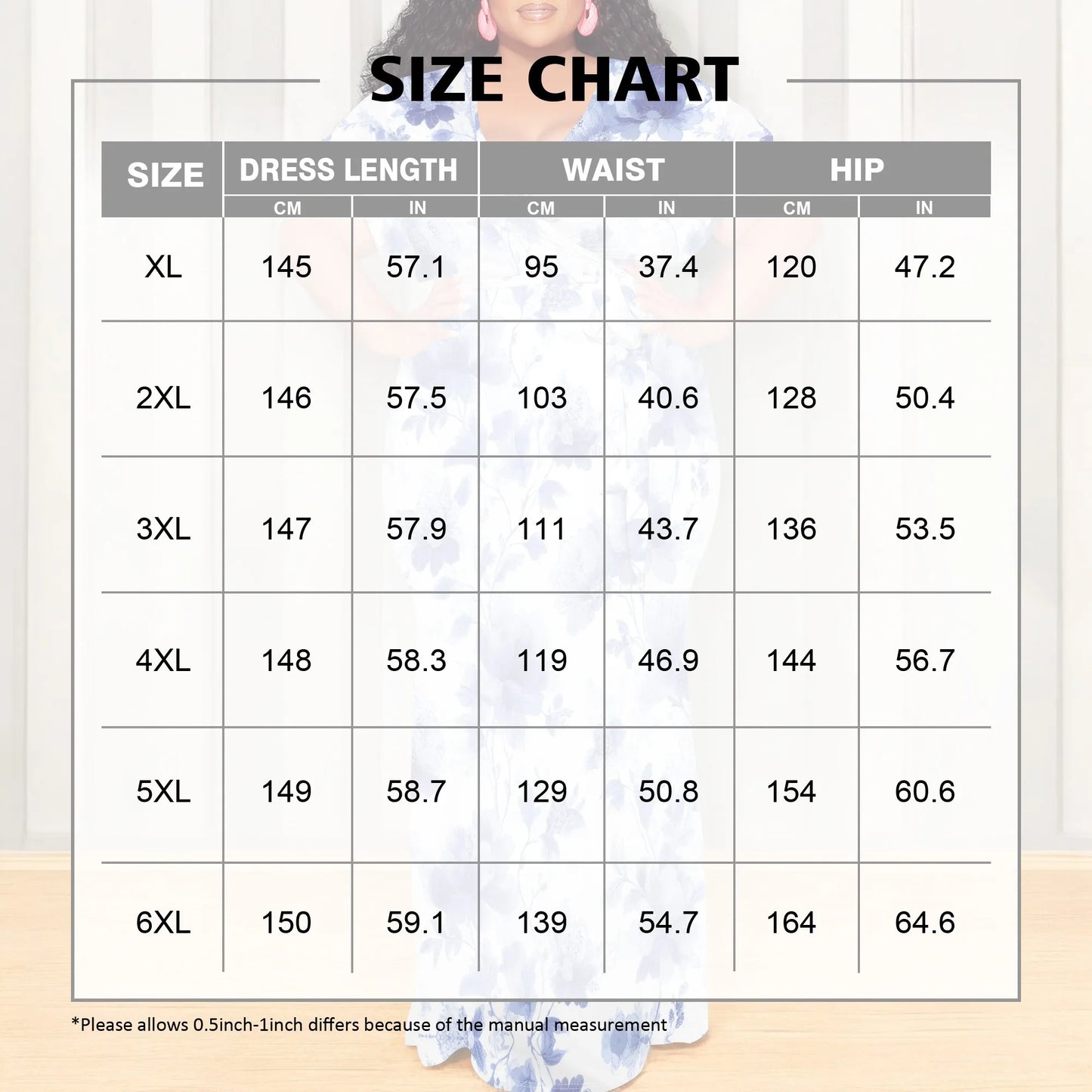 Amay Plus Size Blue Floral Print Maxy Dress Short Sleeve V Neck Gown for Summer Beach Wedding or Travel