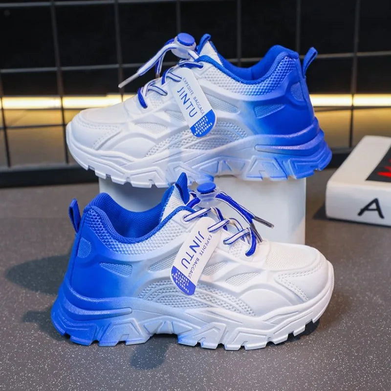 Maxy Children's Sneakers Boys Girl Mesh Breathable Casual Running Shoes Kids Toddler Spring Autumn Flats Outdoor Soft Soles Sneakers