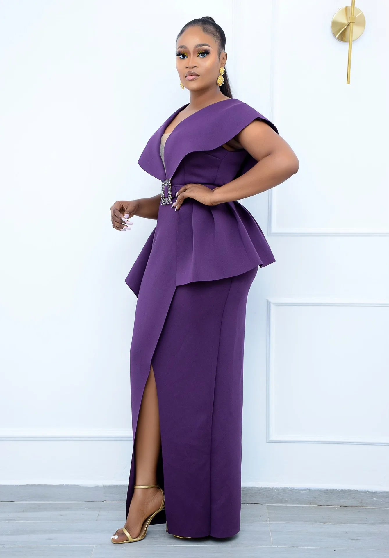 Babs Dresses for Women Summer African Women V-neck Sleeveless Plus Size Long Dress Maxy Dress S-5XL