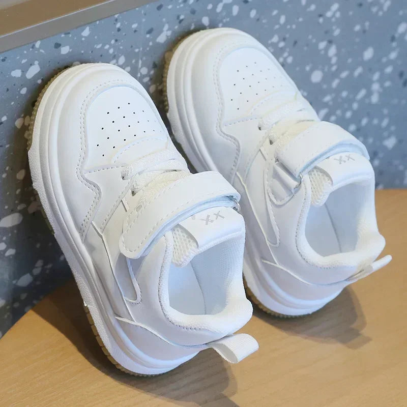 Maxy Children's Casual Sneakers New Comfortable Single Shoe Baby Boys Girls Toddler Small White Shoes Tennis Sports Board Shoes