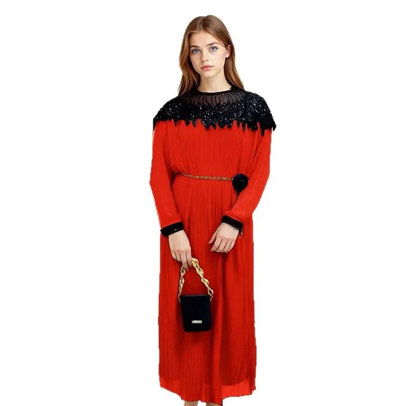 Amay Sequin Plus Size Evening Dresses for Women Luxury Gown Elegant Wedding Party Evening Long Dress Ankara Ladies Clothing