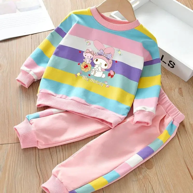 Maxy 2Pieces Child Sportswear Boy Girl Kopp Sweatshirt Tops Pantsuit Pullover Autumn Winter Casual Clothes