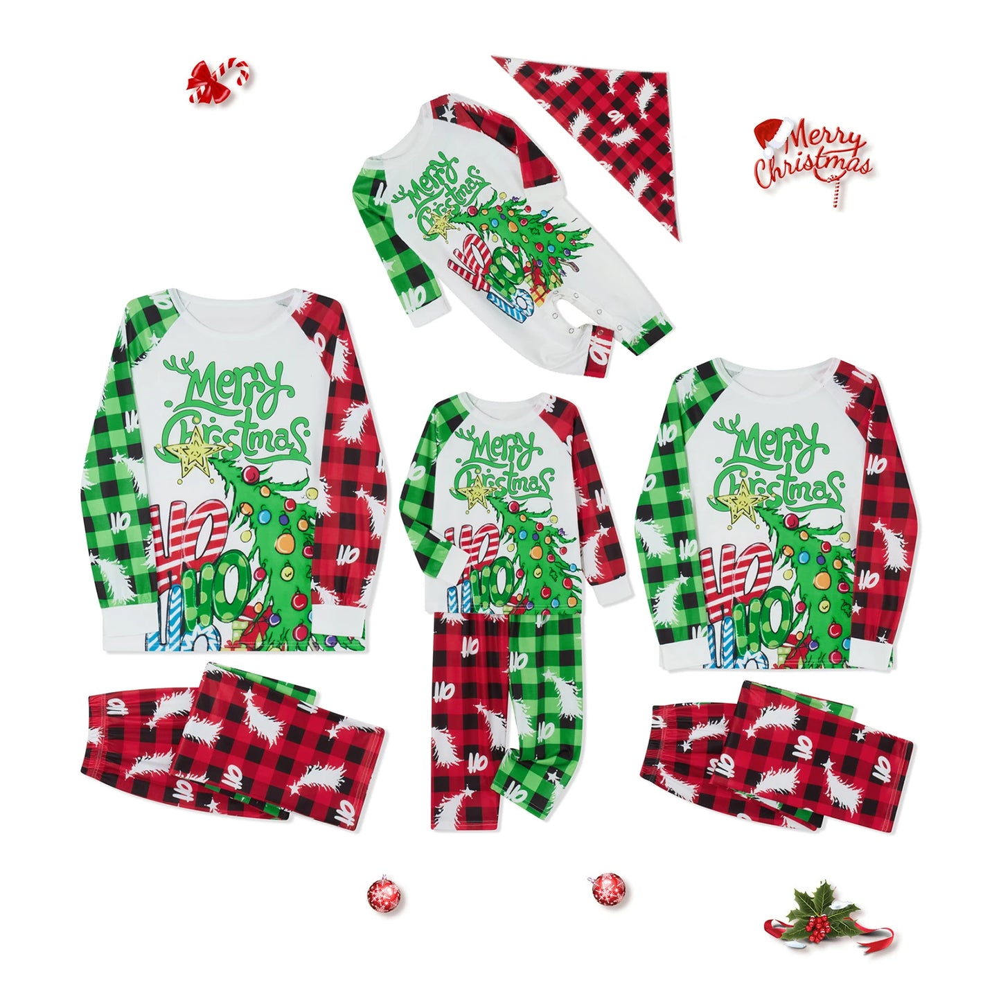 hirigin Christma Pajama Family Christmas Pjs Matching Sets Christmas Pajamas for Family Cute Sleepwear for Women Men Teens Men