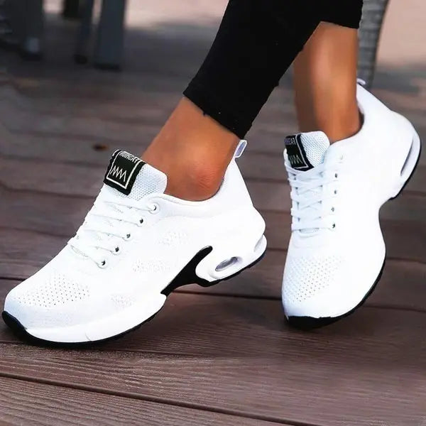 Maxy Large Size Summer Air Cushion Sport Shoes Women Sneakers White Sports Shoes Womens Running Shoes Lady Snickers Female GME-0093