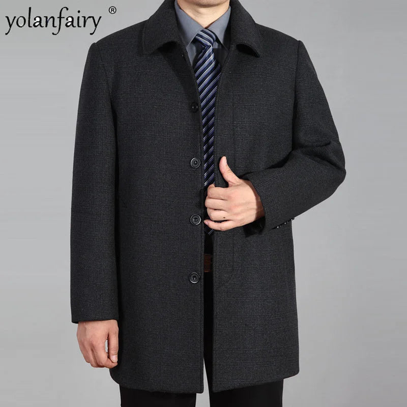 Maxy Wool Coat Man New In Autumn Winter Jackets Men Clothes Medium Jacket Oversize s for Windbreaker 's Abrigos