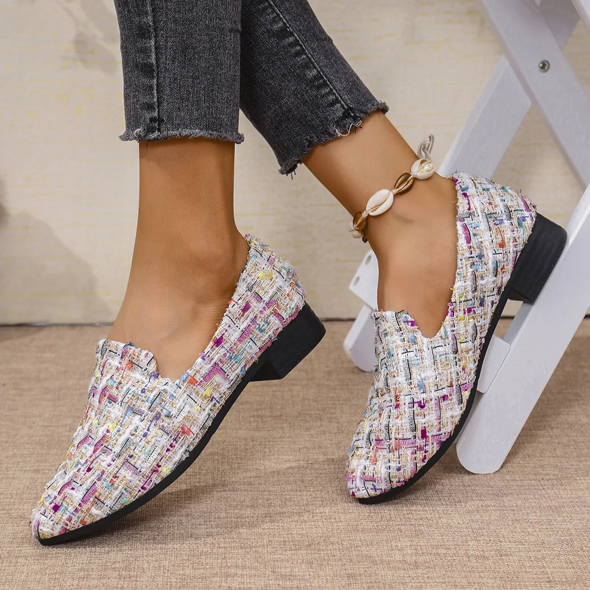 Maxy New Fashion Comfortable Elegant Pumps Casual Women Shoes with Thick Heel and Pointed Toe Designer Shoes Women Mary Jane Shoes