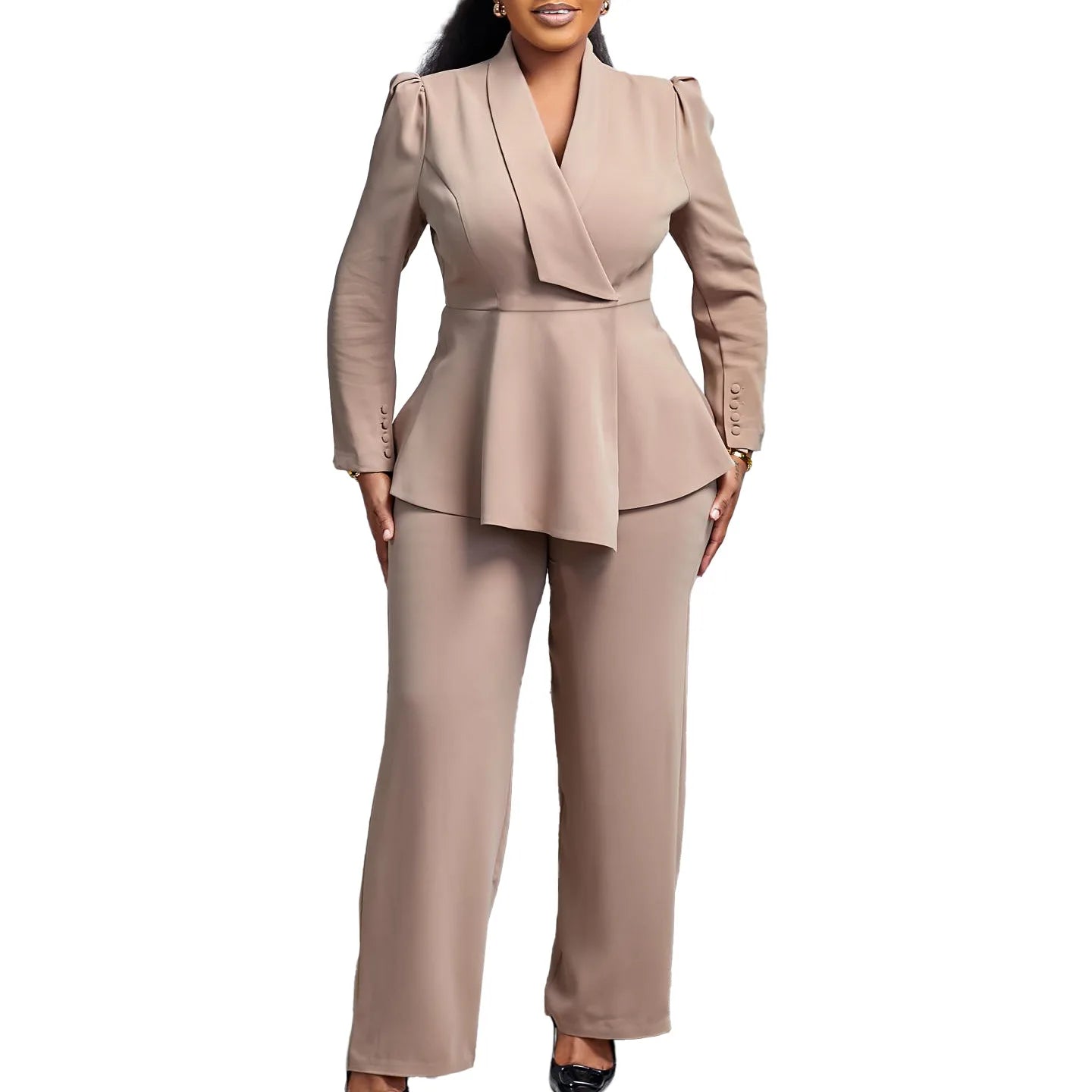 Maxy 2 Piece Set Africa Clothes Long Sleeve African Fashion Suits Tops Trousers Pants  Party Clothing for Women Outfits NEW